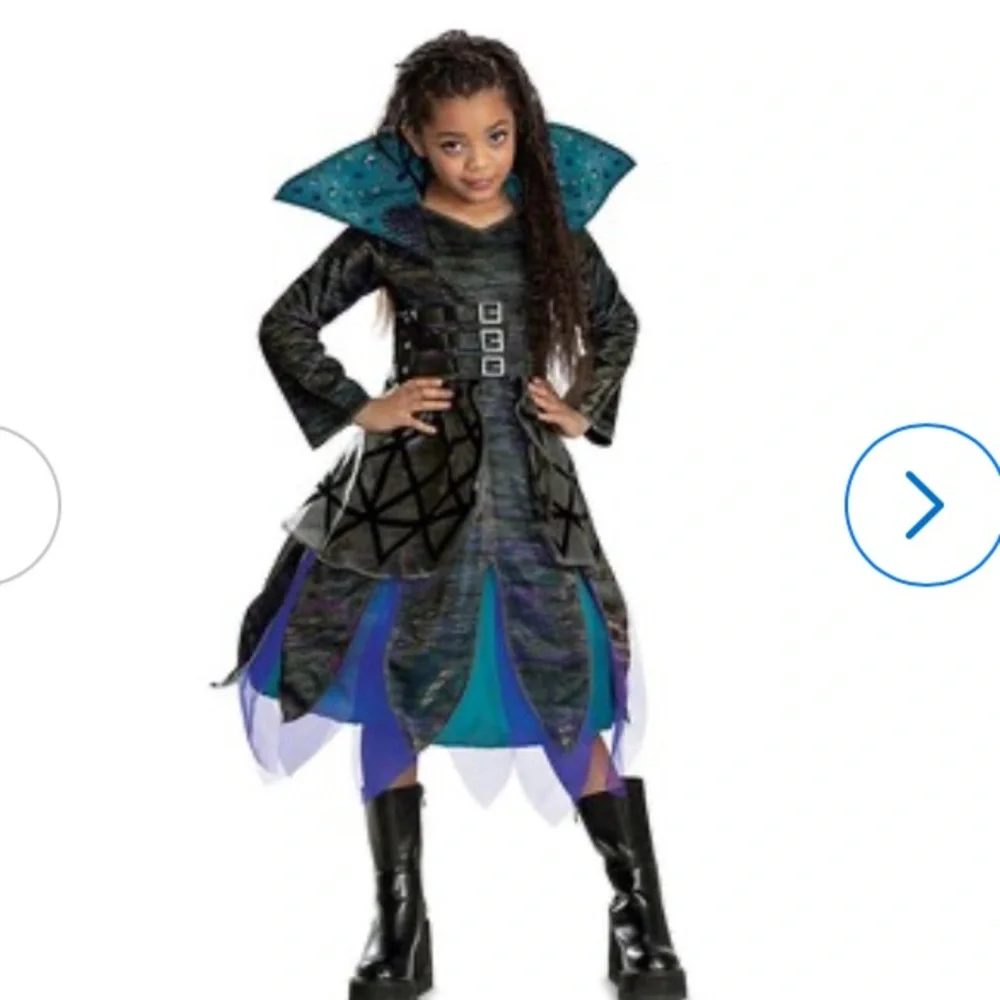 Disney Descendants Uliana Black and Blue Costume NWT.  Size medium. Cosplay